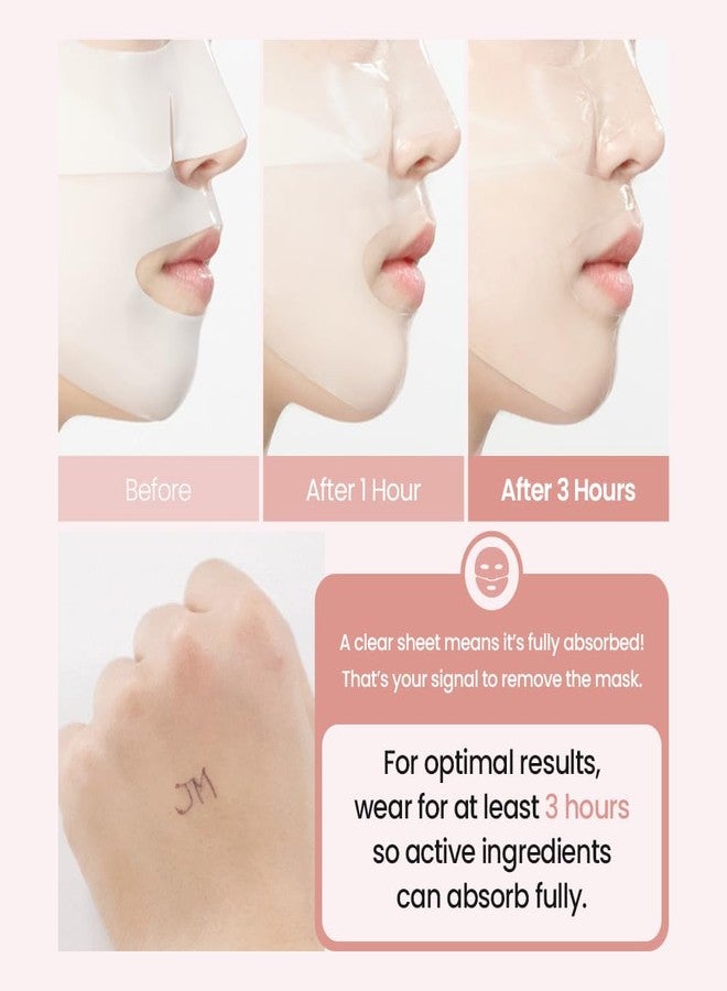 JMsolution Bio Collagen PDRN Firming Mask – Anti-Aging Hydrogel Mask with high intensive ampoule & Salmon DNA – Skin Lifting & Wrinkle Care(4 Sheets) - Image 5